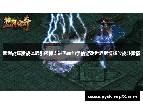 超燃战场激战体验引领你走进热血纷争的游戏世界尽情释放战斗激情